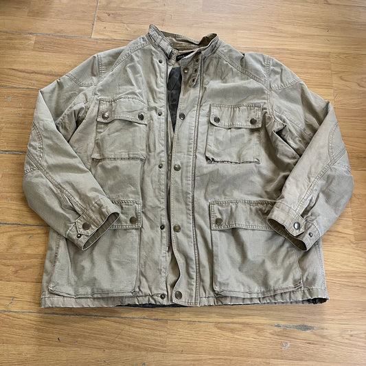 Veste beige Open Dich mi-longue – Taille L