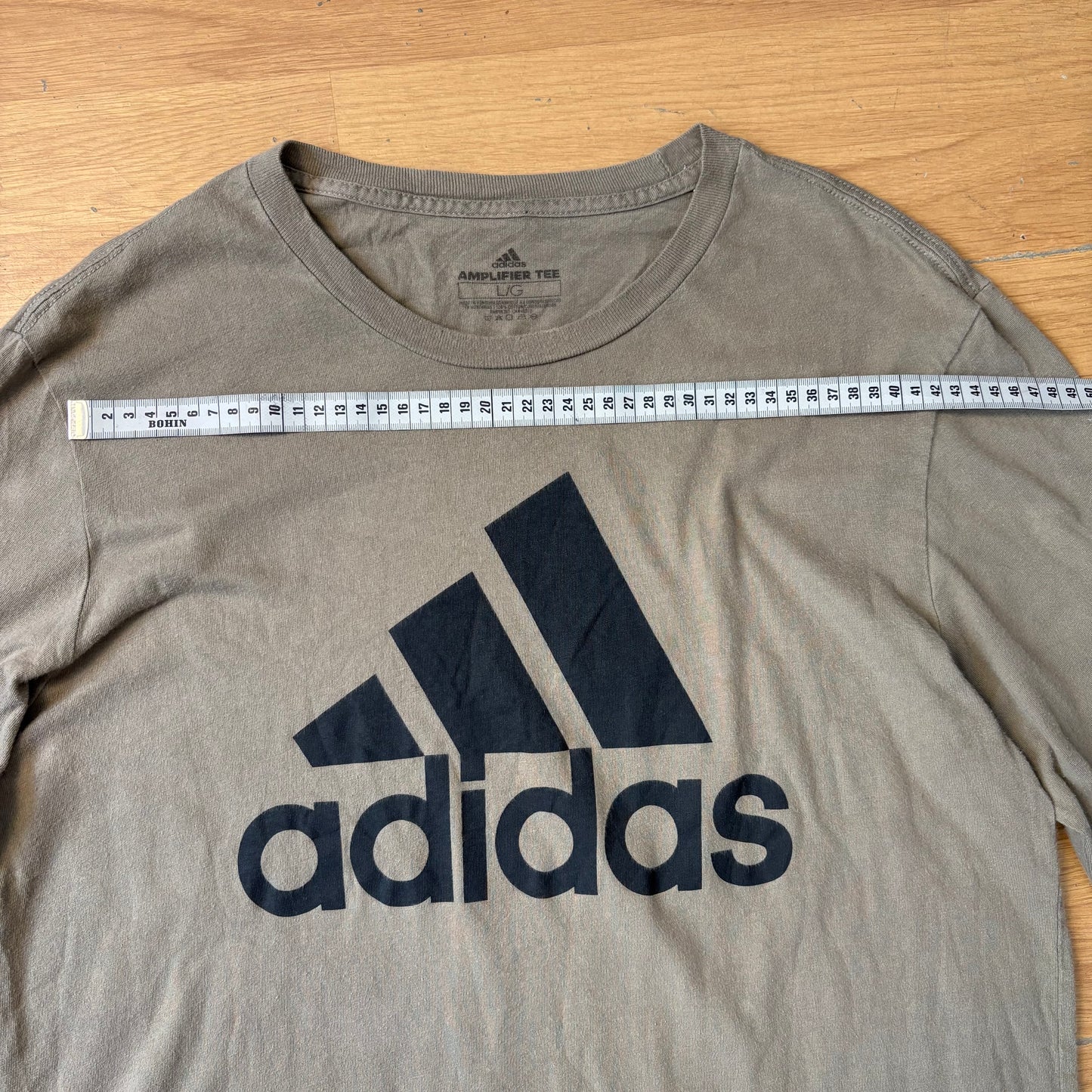 T-shirt manches longues marron Adidas – Taille L