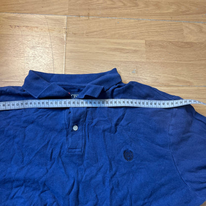 Polo manches longues bleu foncé - Chaps - Taille XL