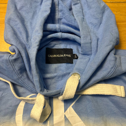 Sweat à capuche bleu ombré - Calvin Klein - Taille S