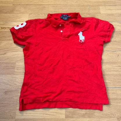 Polo rouge slim fit - Ralph Lauren - Taille M