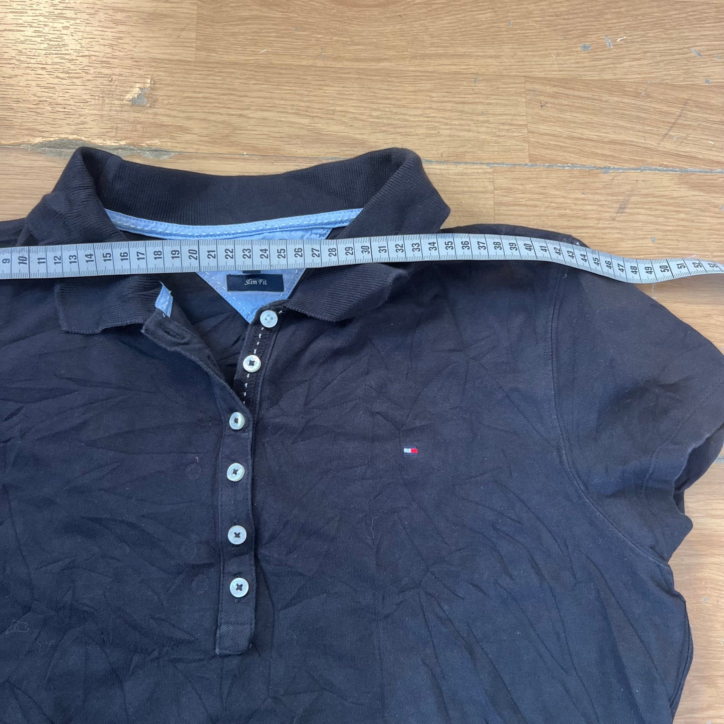 Polo noir femme - Tommy Hilfiger - Taille XXL