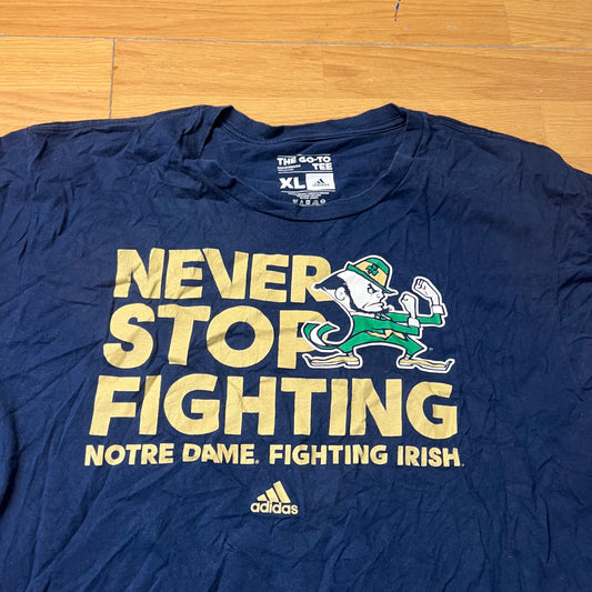 T-shirt bleu foncé - Adidas - Taille XL