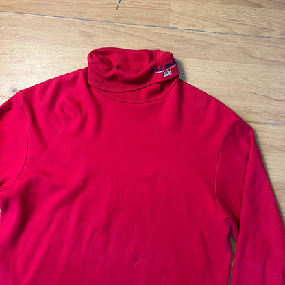 Pull col roulé rouge - Polo Sport Ralph Lauren - Taille L