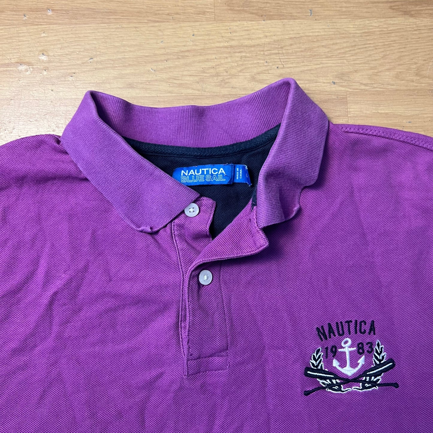 Polo violet - Nautica - Taille L