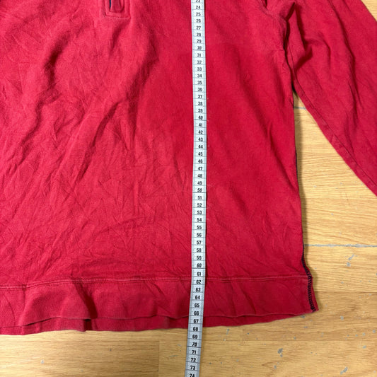 Sweat quarter-zip rouge - Tommy Jeans - Taille M