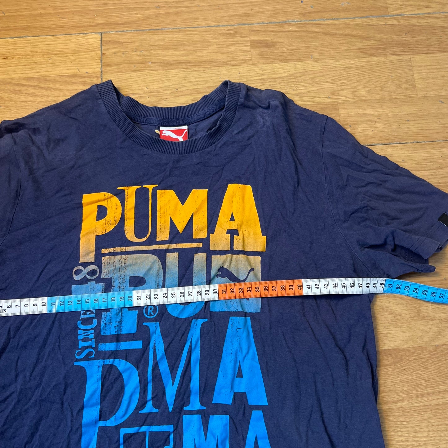 T-shirt bleu foncé - Puma - Taille M