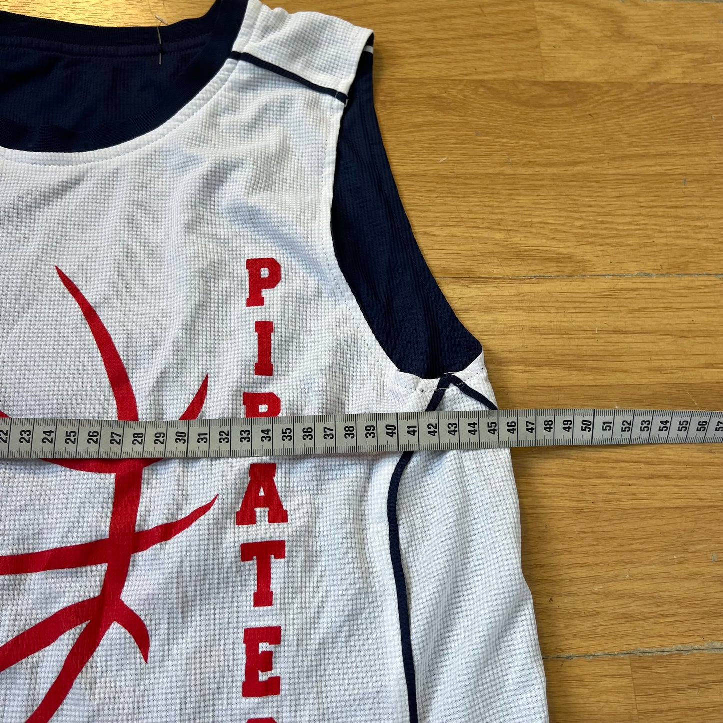 T-shirt basketball bleu marine et blanc - Sport-Tek - Taille XL