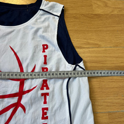 T-shirt basketball bleu marine et blanc - Sport-Tek - Taille XL