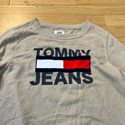 Sweat marron clair - Tommy Hilfiger - Taille S