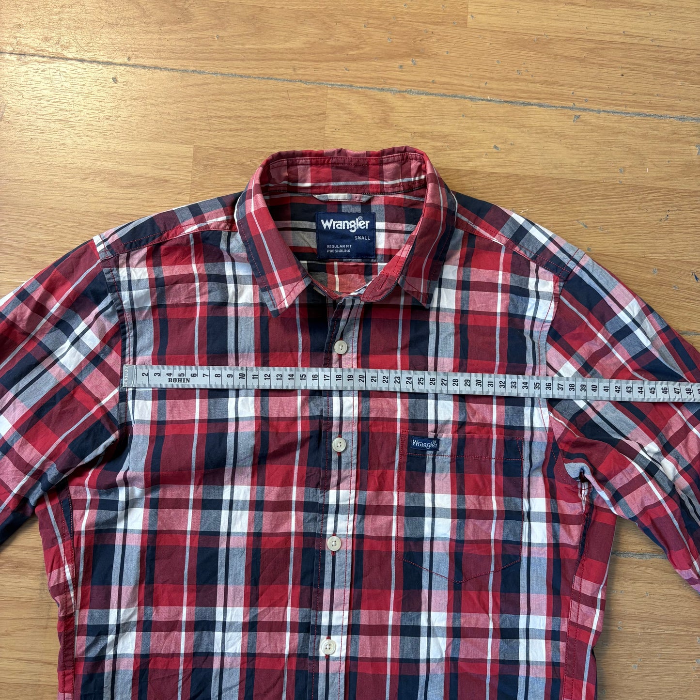 Chemise à carreaux rouge - Wrangler - Taille S
