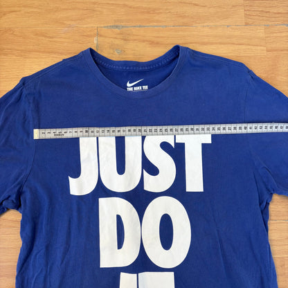 T-shirt bleu Just Do It - Nike - Taille M