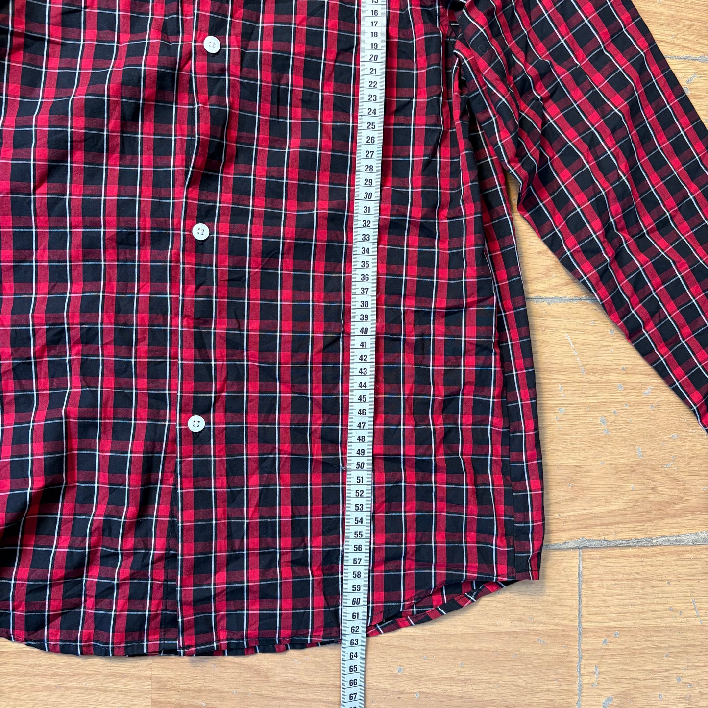 Chemise à carreaux rouges et noirs - Izod - Taille 14/16 ans