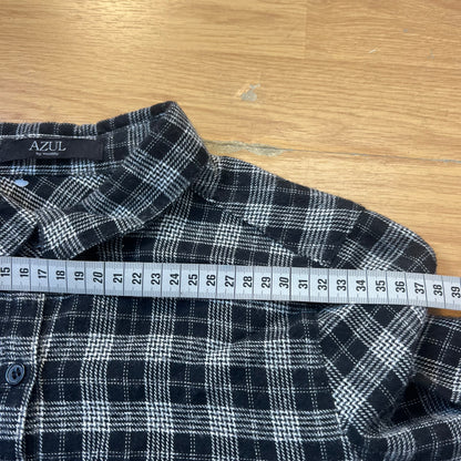 Chemise à carreaux noir - Azul - Taille XS/S