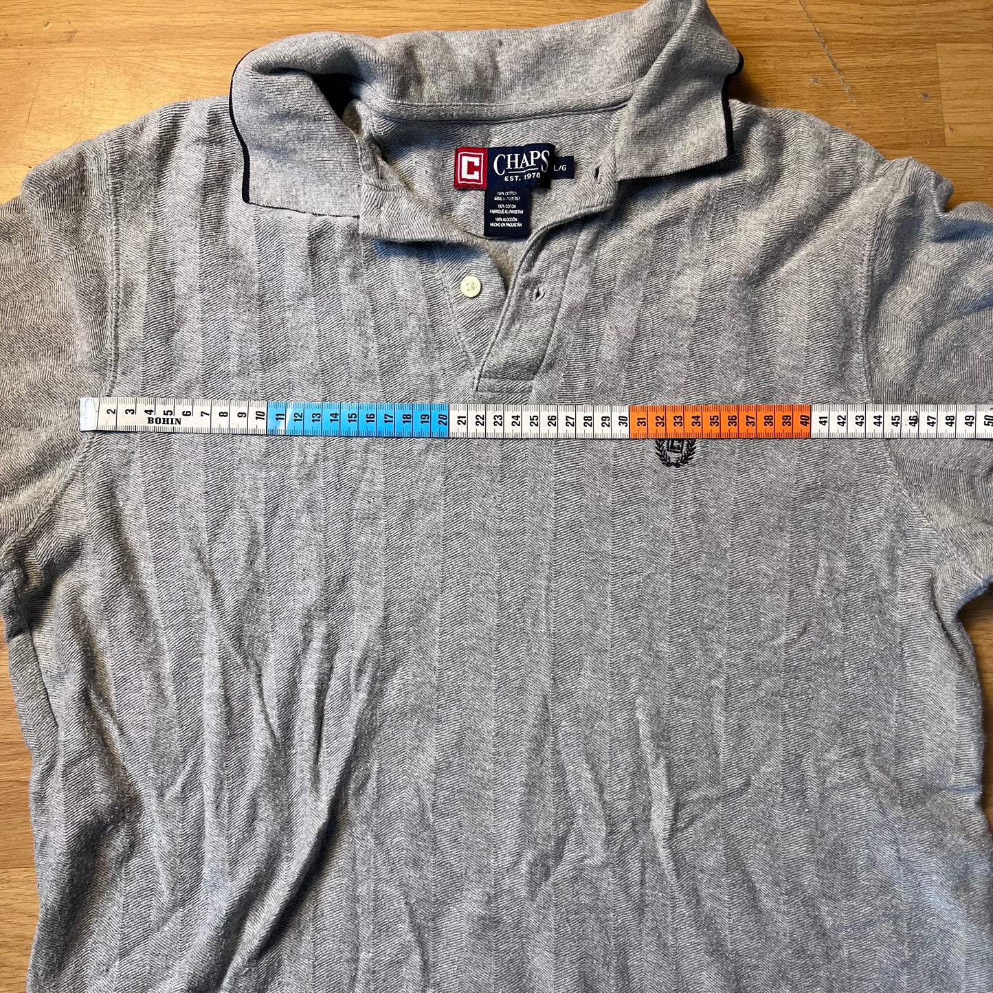 Polo gris Chaps – Taille – L