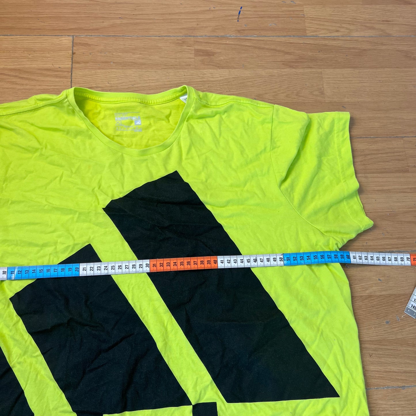 T-shirt vert fluo - Adidas - Taille XL