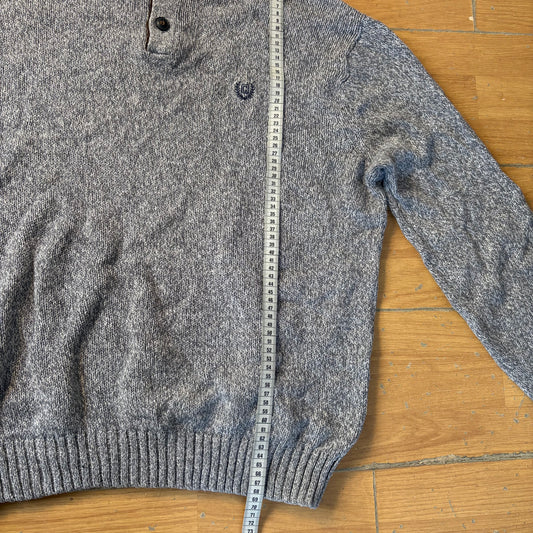Pull en maille gris - Chaps - Taille XL