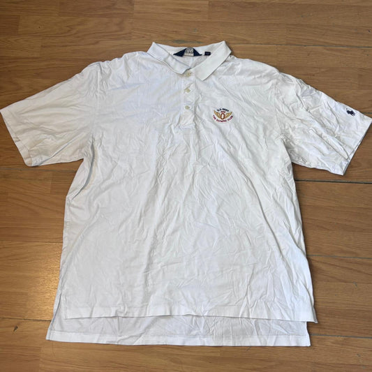 Polo Ralph Lauren Golf – Blanc – Taille XL – Édition US Open 2012