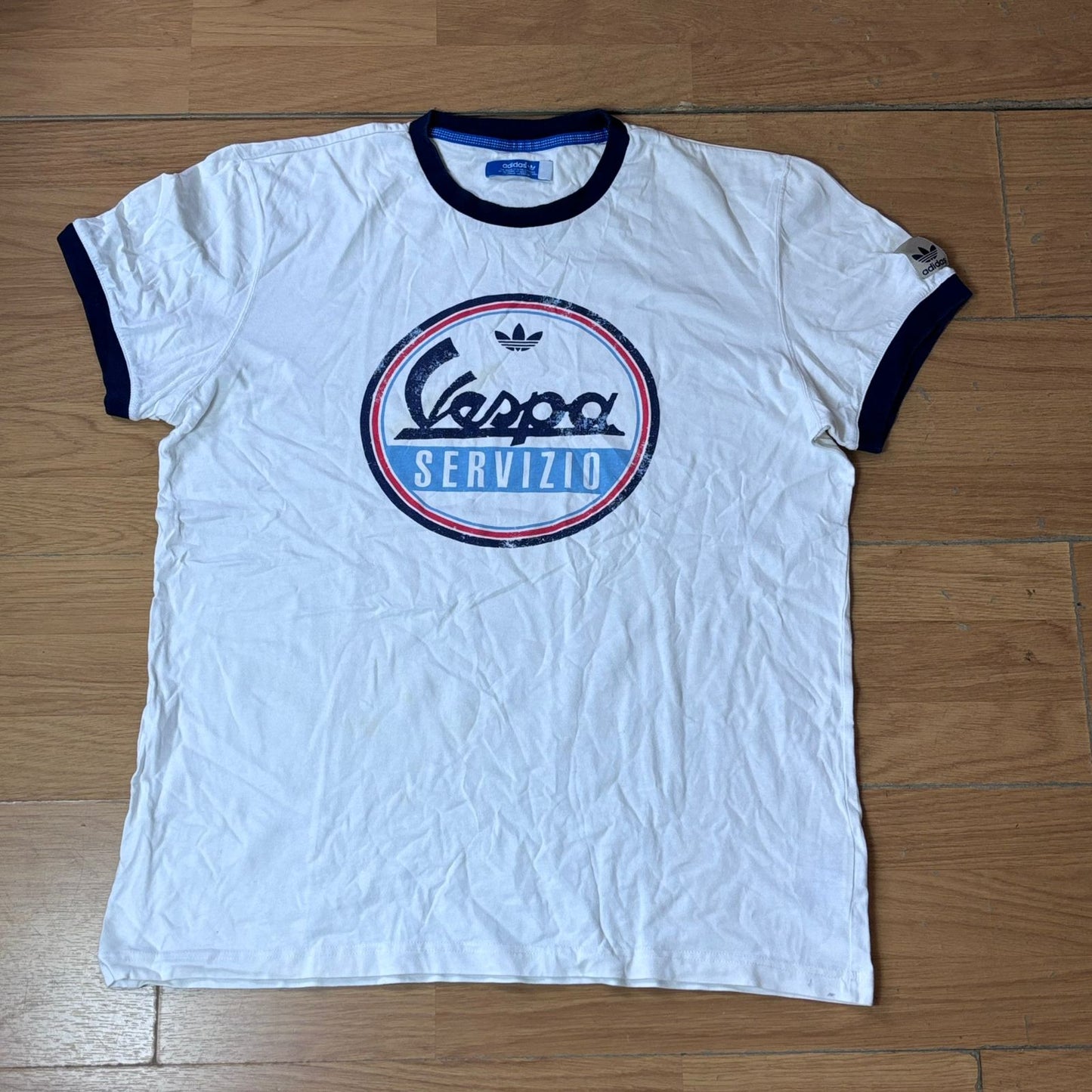 T-shirt Adidas – Taille XL (coton, blanc)