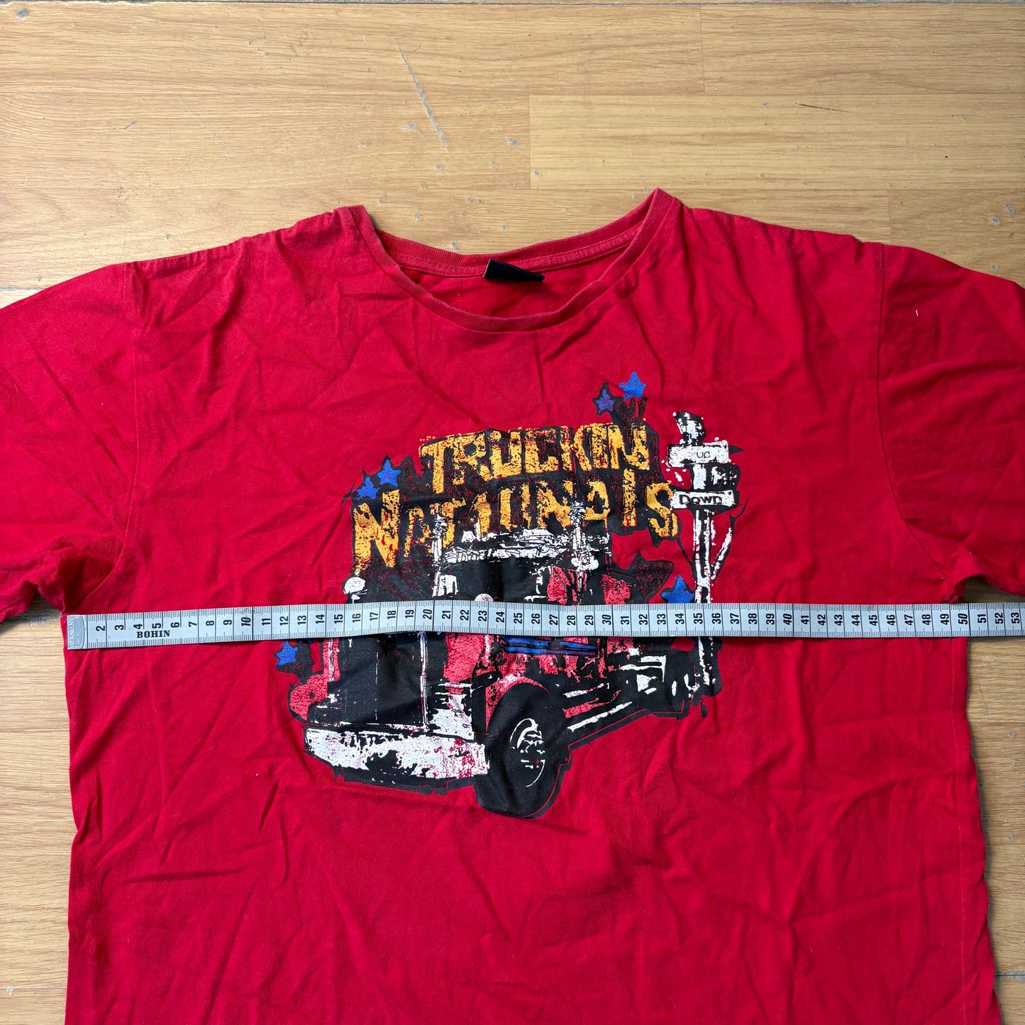 T-shirt rouge imprimé camion - Lee - Taille XL