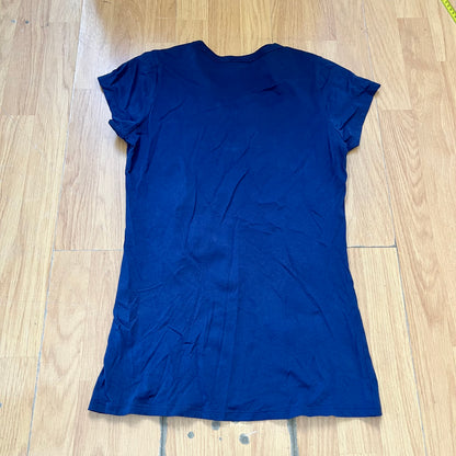T-shirt G-raw bleu foncé – Taille M