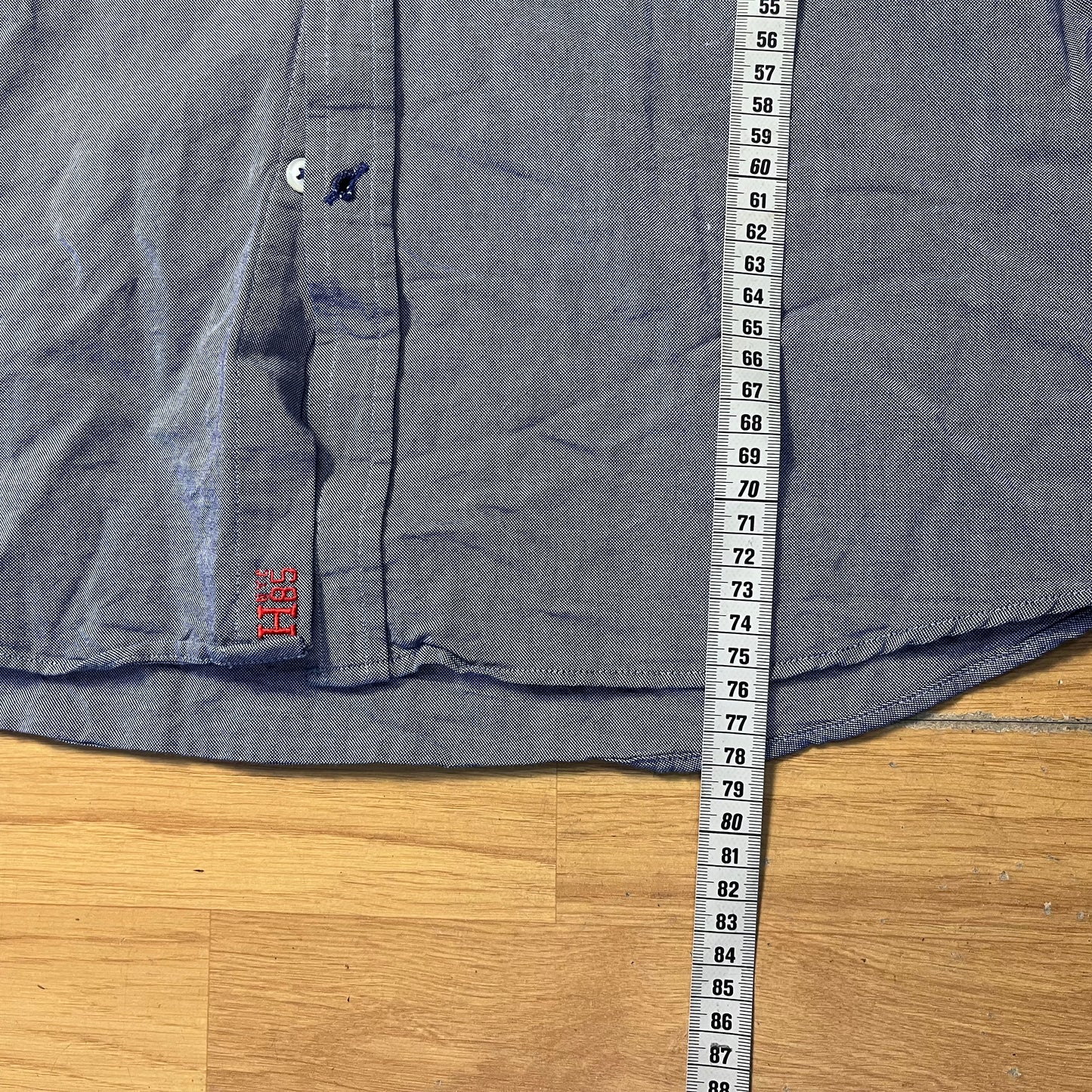 Chemise rayée bleu et blanc Tommy Hilfiger – Taille – XL