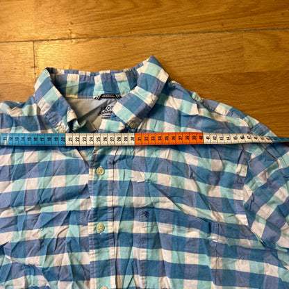 Chemise à carreaux bleu clair - Izod - Taille L