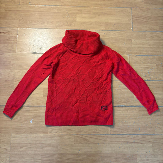 Pull col roulé rouge - Tommy Hilfiger - Taille M