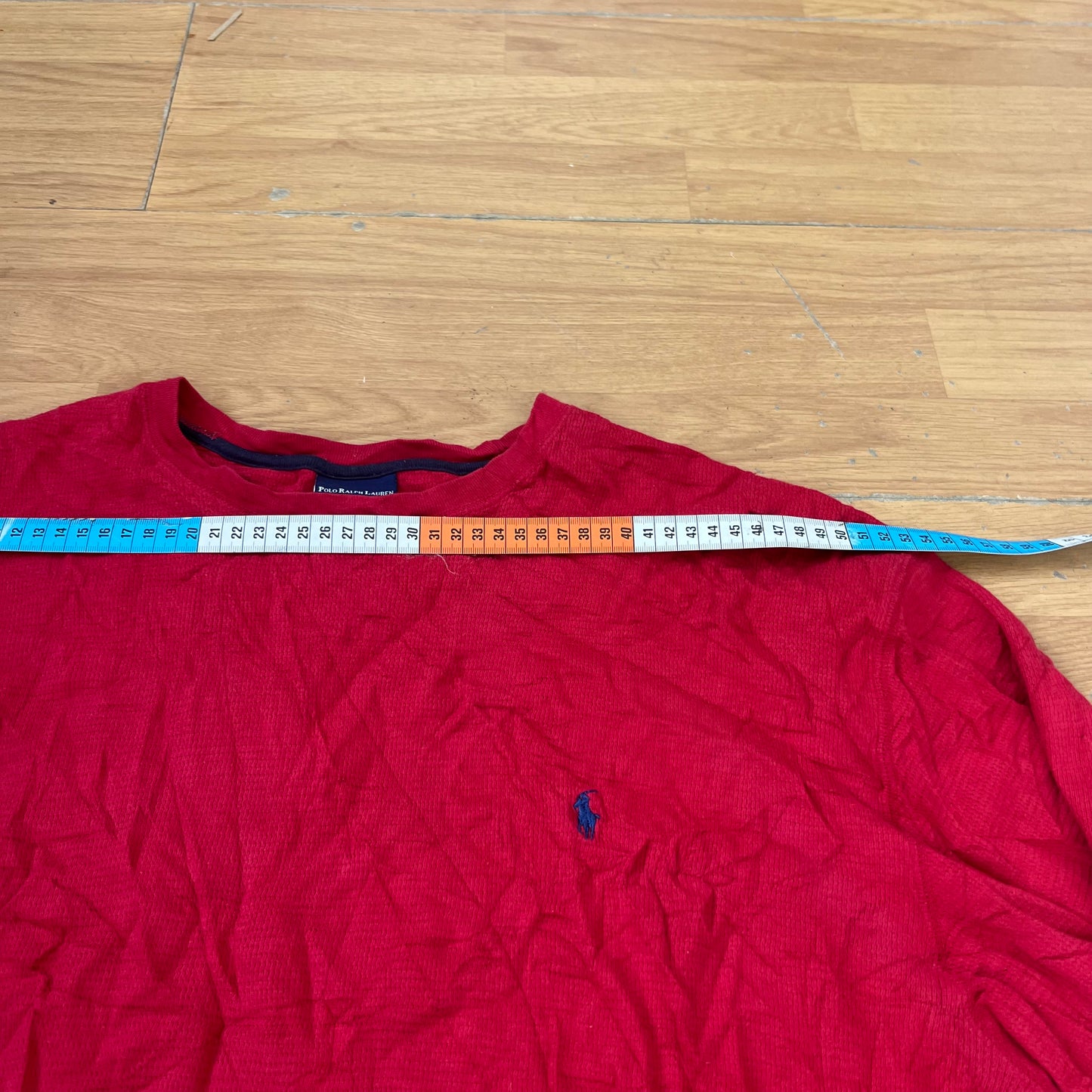 T-shirt manches longues rouge - Ralph Lauren - Taille 2XL