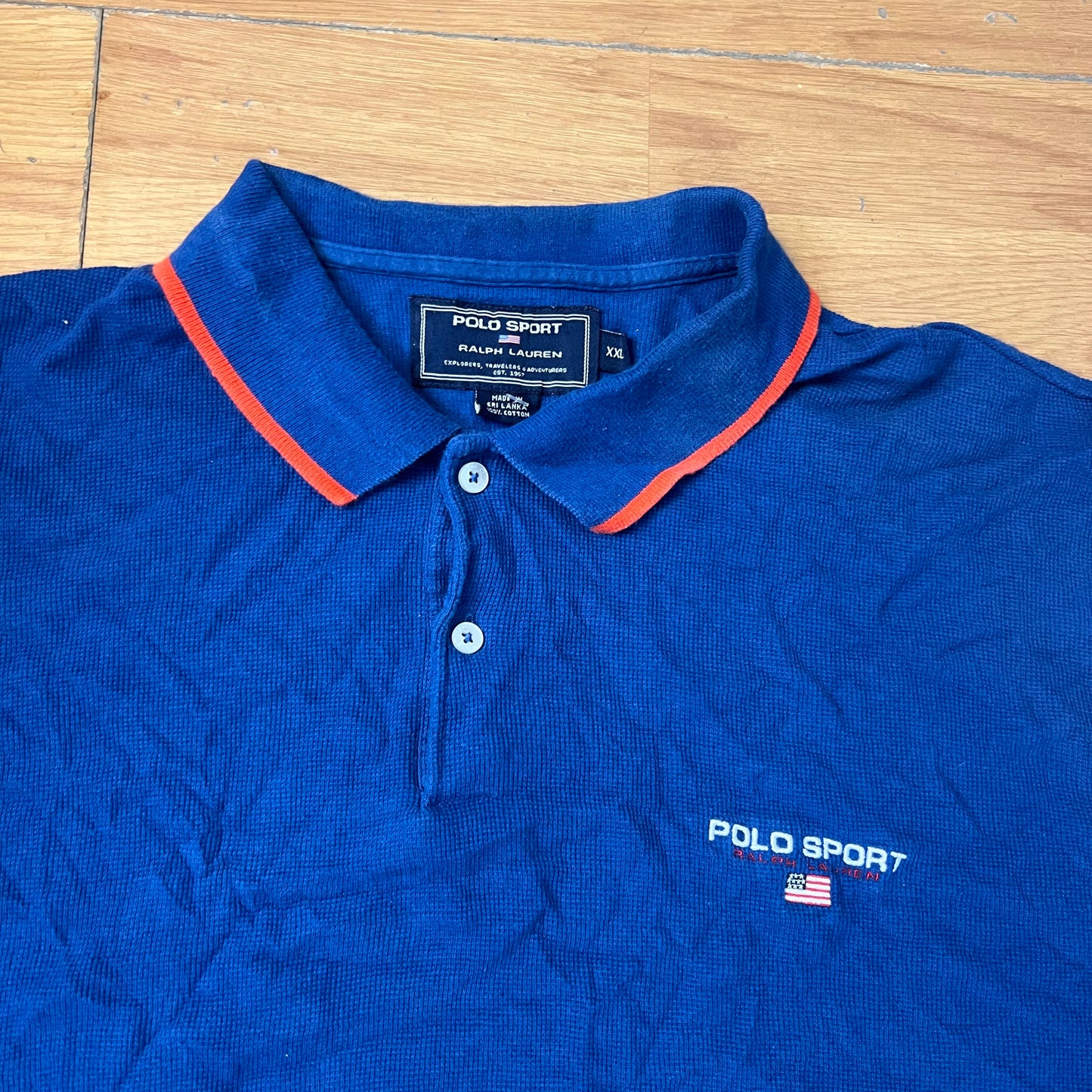 Polo bleu - Ralph Lauren - Taille XXL