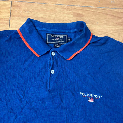 Polo bleu - Ralph Lauren - Taille XXL