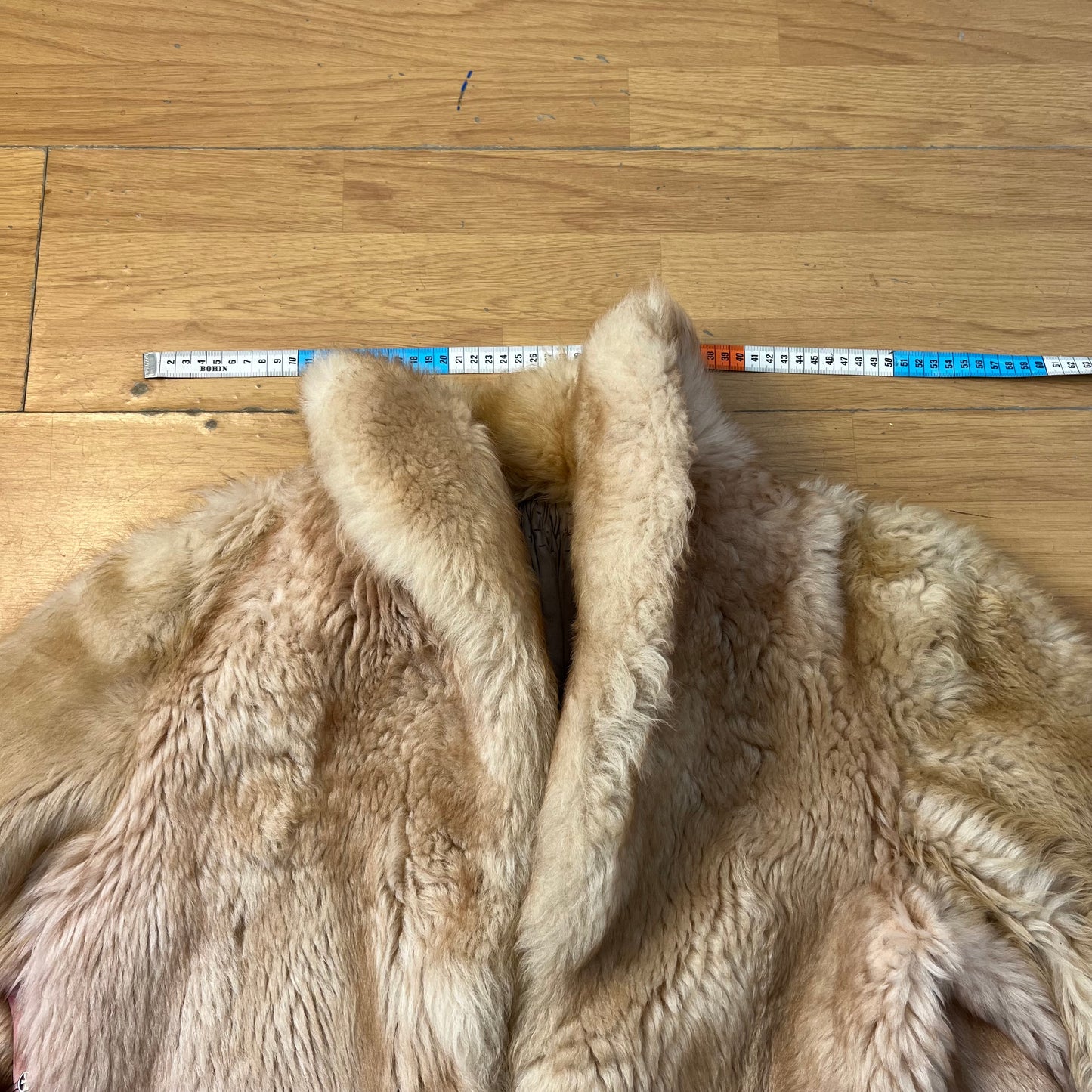 Veste fausse fourrure marron clair by ZAINAB