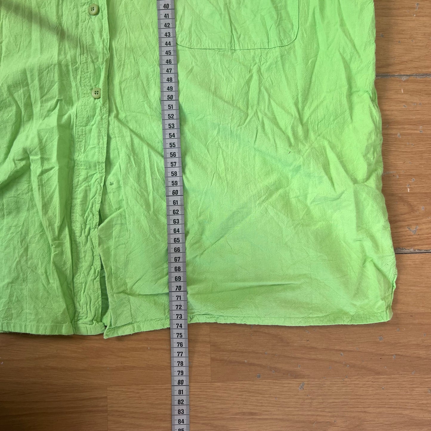 Chemise femme vert fluo - Woodpecker Collection - Taille 46/48 by SARLOTTE