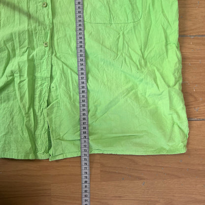 Chemise femme vert fluo - Woodpecker Collection - Taille 46/48 by SARLOTTE