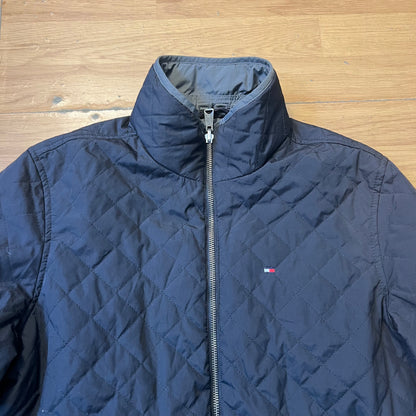 Blouson bomber réversible noir et kaki foncé - Tommy Hilfiger - Taille M