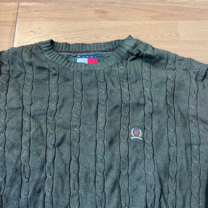 Pull vert foncé - Tommy Hilfiger - Taille XL