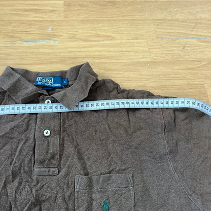 Polo marron - Ralph Lauren - Taille L