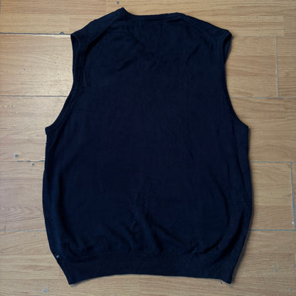 Pull sans manche bleu marine - Chaps - Taille L