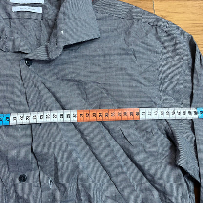 Chemise Calvin Klein grise slim – Taille L