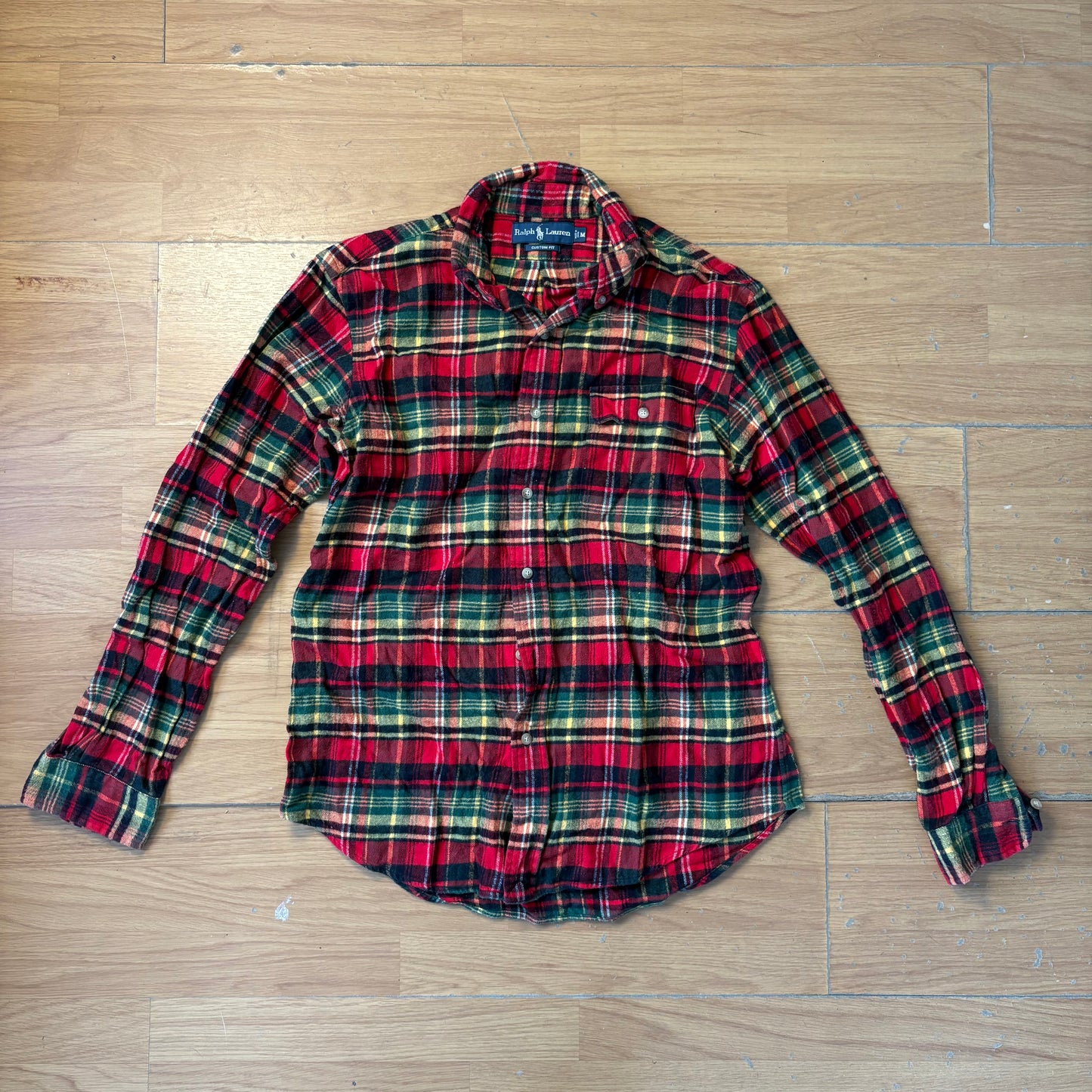 Chemise à carreaux rouge - Ralph Lauren - Taille M