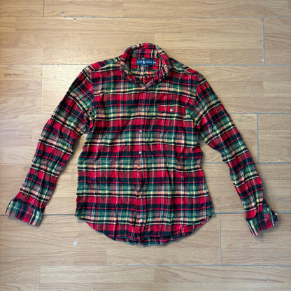 Chemise à carreaux rouge - Ralph Lauren - Taille M