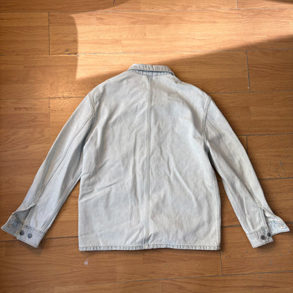 Veste en denim bleu clair - Zara taille L