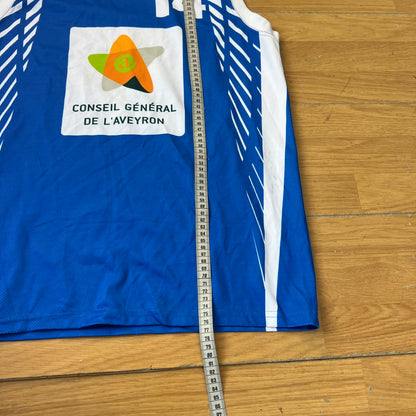 T-shirt basketball bleu et blanc - Taille L