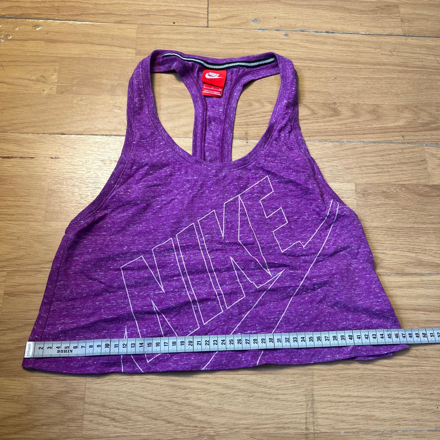 Top sport crop violet - Nike - Taille S