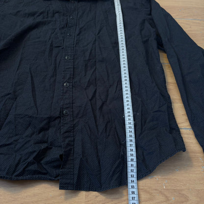 Chemise noire à pois - Beverly Hills Polo Club - Taille L