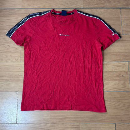 T-shirt Champion – Taille L (coton, rouge)
