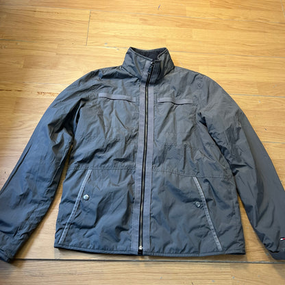 Blouson bomber réversible noir et kaki foncé - Tommy Hilfiger - Taille M