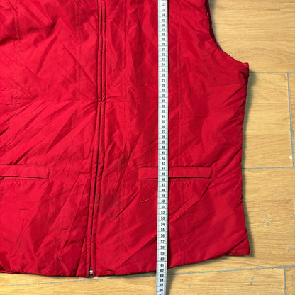 Doudoune sans manches rouge Nike – Taille XL