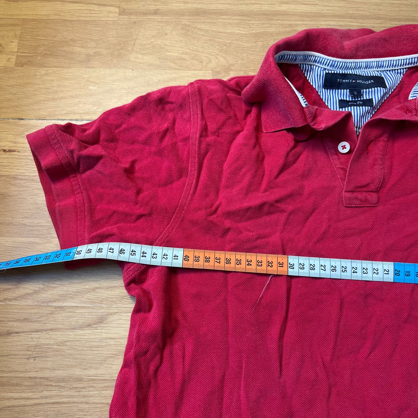 Polo rouge - Tommy Hilfiger - Taille S