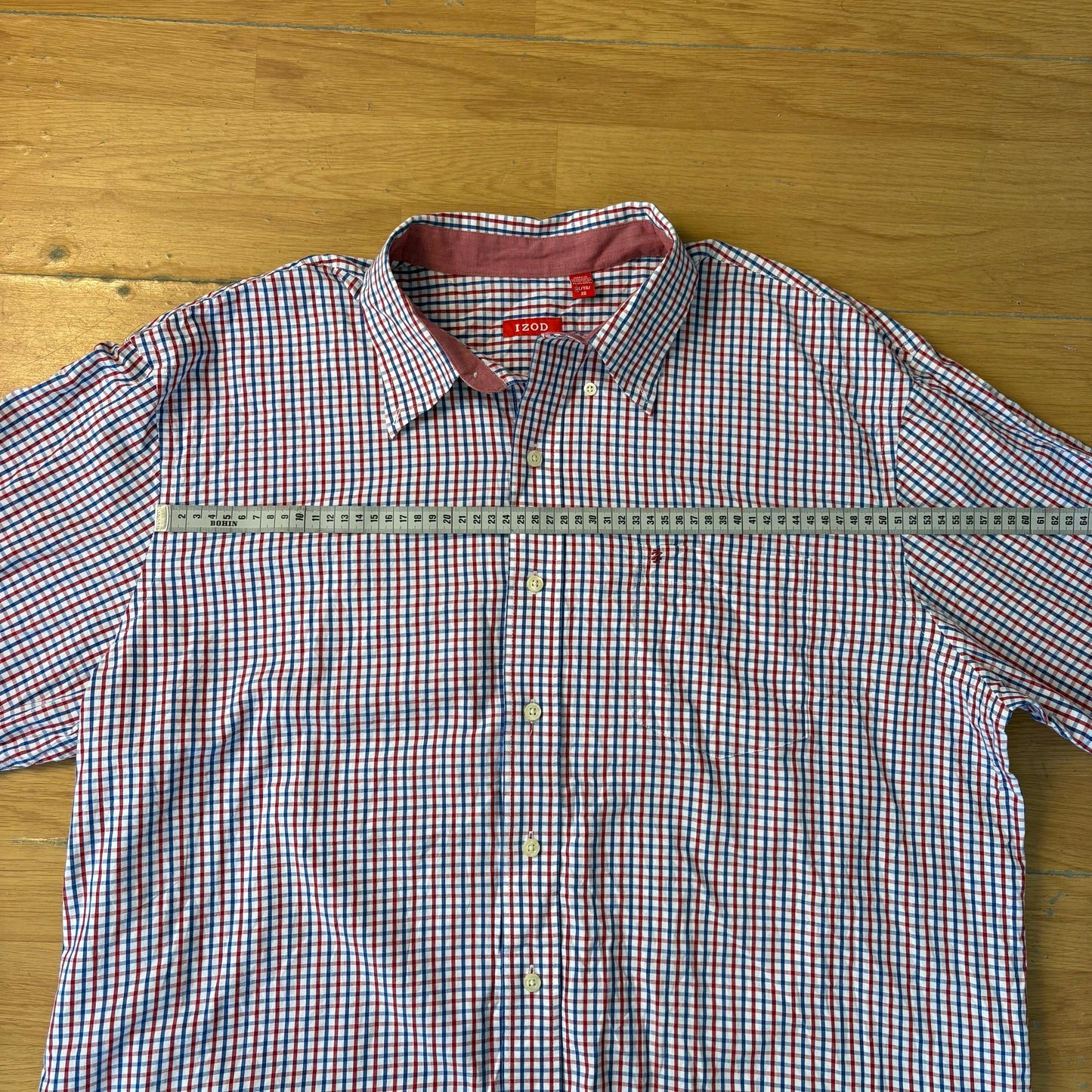 Chemise à carreaux rouge bleu blanc - Taille XL